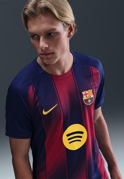 Nike FC Barcelona 2025/26 Stadium Home Jersey – Kids